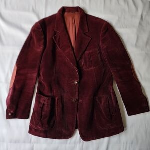 ALEXANDER'S Wide World England Iconic Vintage Urbanded Velvet Blazer
